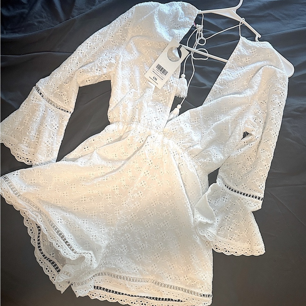 Charlie Holiday White Romper